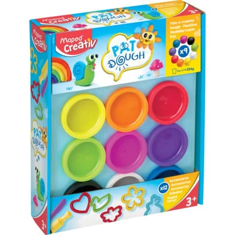 Maped Creativ Spielknete-Set mit Knetzubehör, 21-teilig (EAN: 3154149072026)
