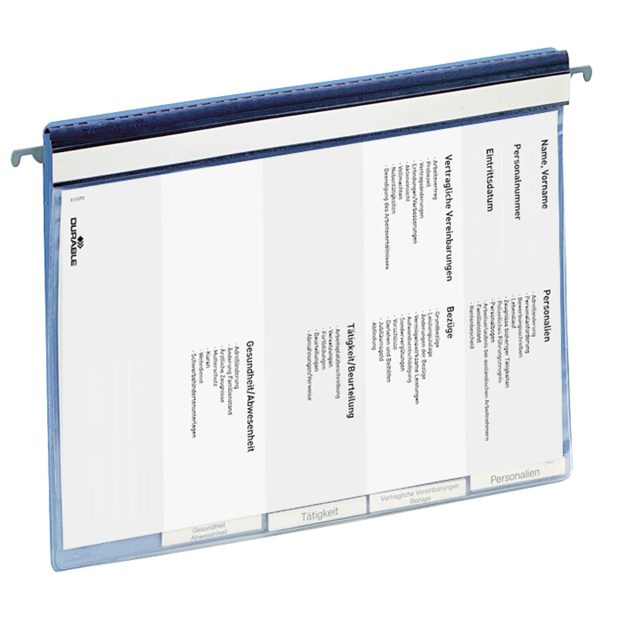 DURABLE Personalhefter, DIN A4, blau (EAN: 4005546250021)