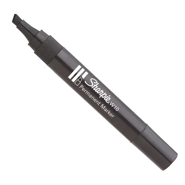 Sharpie Permanent-Marker W10, Keilspitze, schwarz (EAN: 8008285098004)