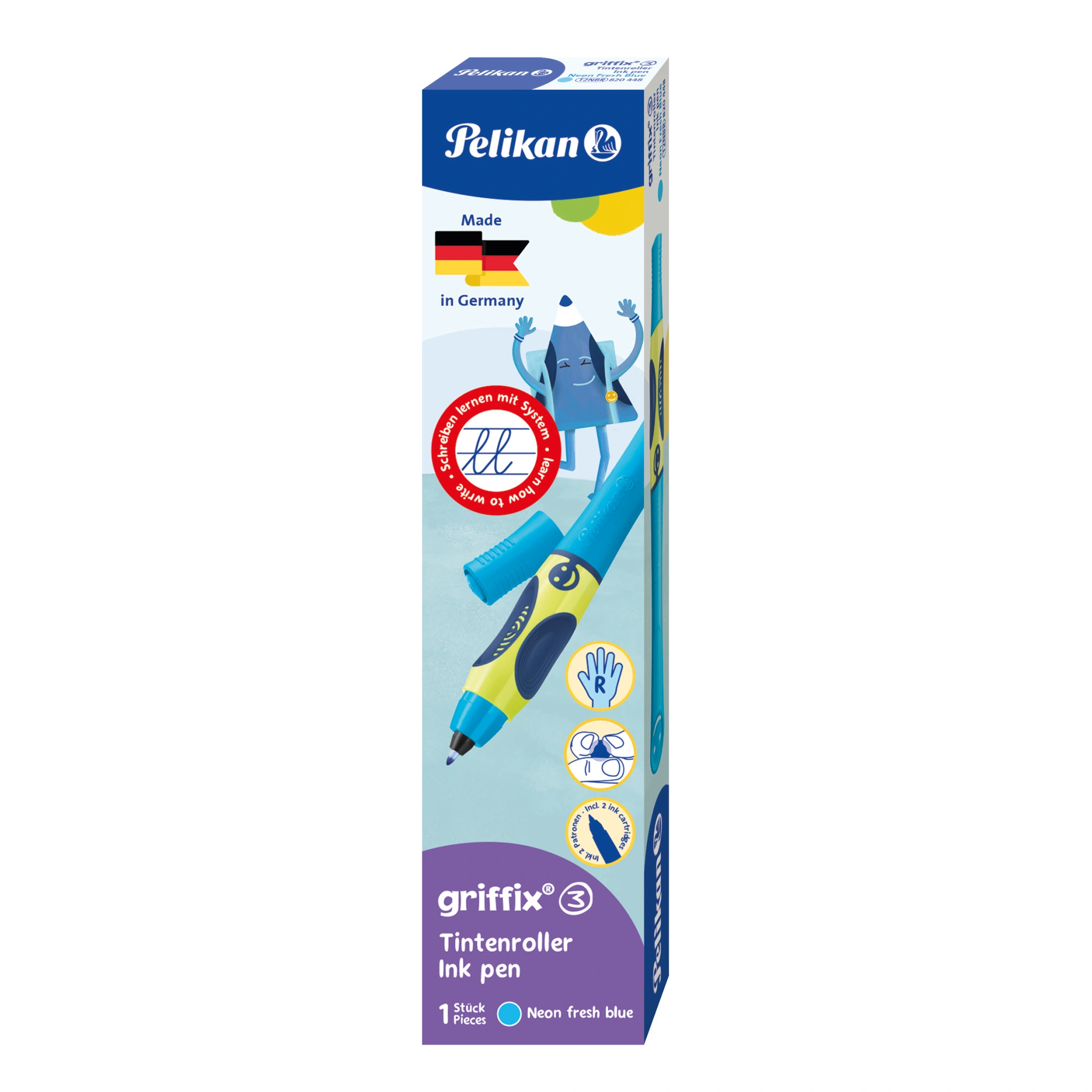 Pelikan griffix Tintenschreiber Neon Fresh Blue (EAN: 4012700820440)