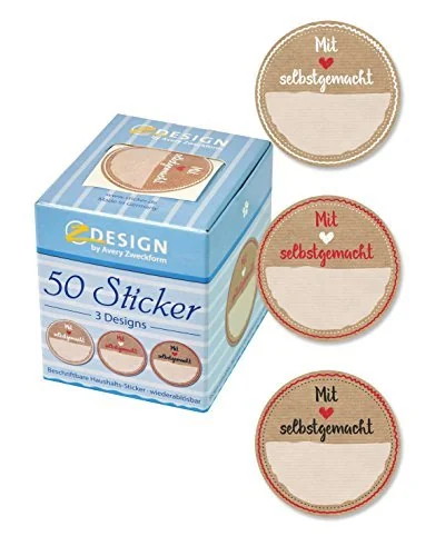 AVERY Zweckform ZDesign Sticker auf Rolle "Selbst gemacht" (EAN: 4004182568187)