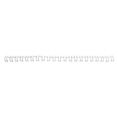 GBC Drahtbinderücken WireBind, A4, 21 Ringe, 8 mm, silber (EAN: 0013465160639)