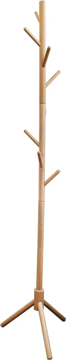 UNiLUX Garderobenständer MIKADO, 8 Haken, Buchenholz (EAN: 3595560029709)