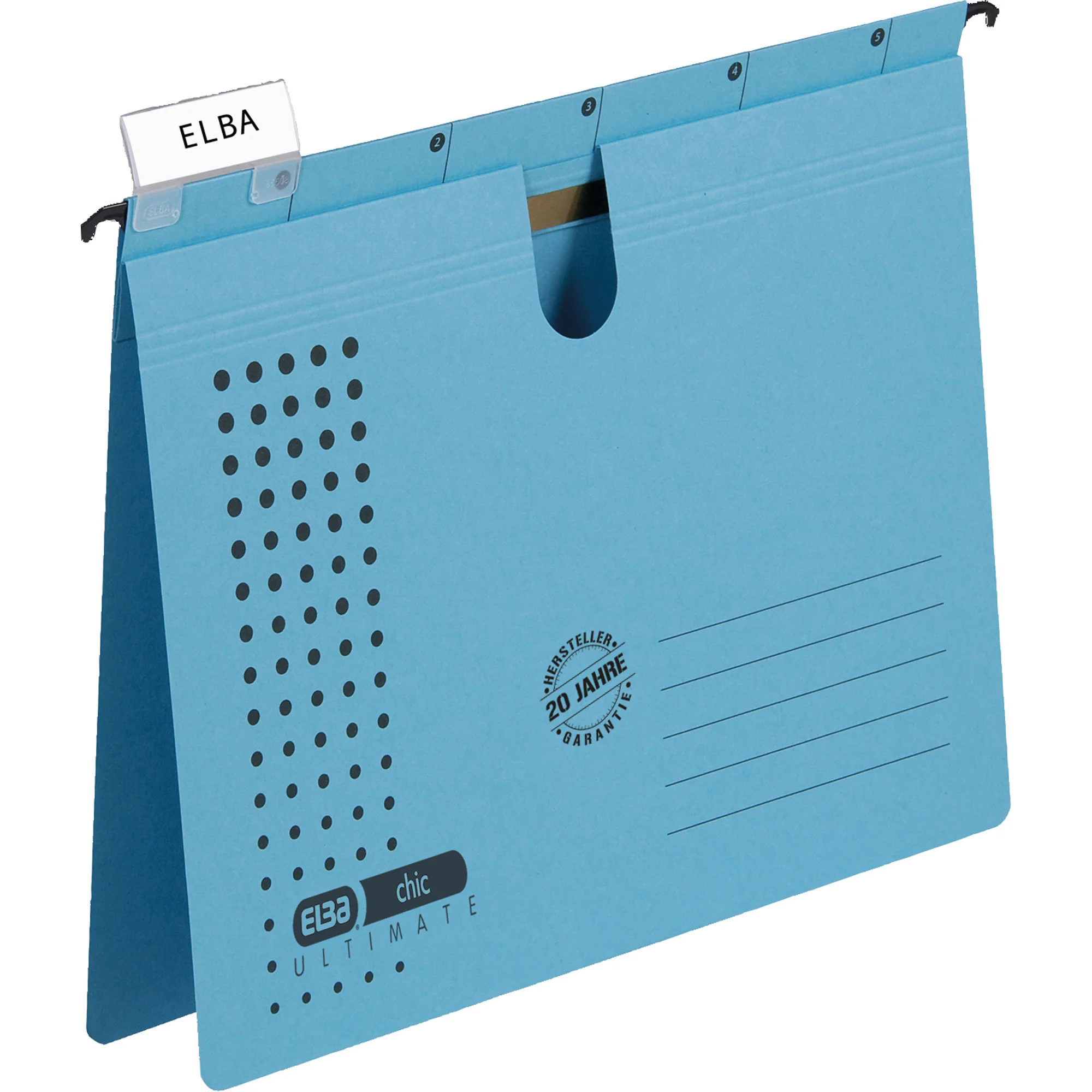 ELBA Hängehefter chic ULTIMATE, DIN A4, blau (EAN: 4002030851450)