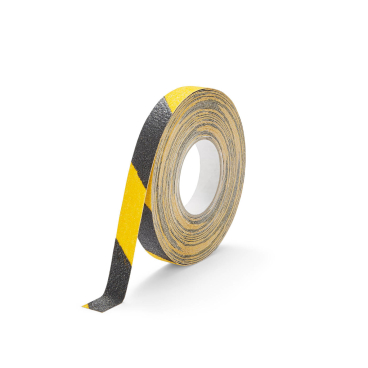 DURABLE Antirutschband DURALINE GRIP+, 25 mm, gelb/schwarz (EAN: 4005546733791)