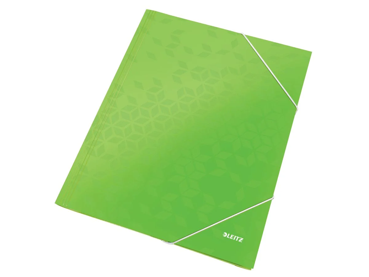 LEITZ Eckspannermappe WOW, DIN A4, Karton, grün (EAN: 4002432123254)