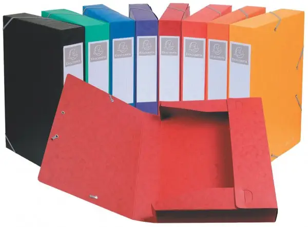 EXACOMPTA Sammelbox Cartobox, DIN A4, 25 mm, rot (EAN: 3141870901855)