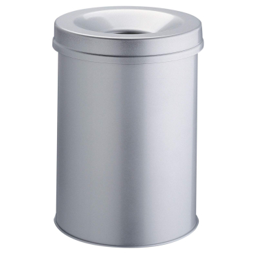 DURABLE Papierkorb SAFE, rund, 30 Liter, grau (EAN: 4005546988528)