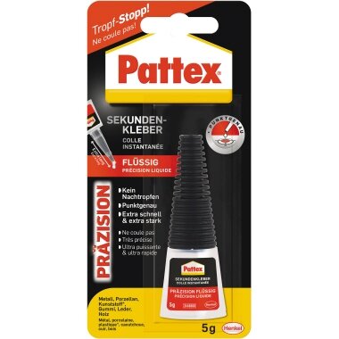 Pattex Sekundenkleber Präzision, 5 g Tube (EAN: 4057278005394)