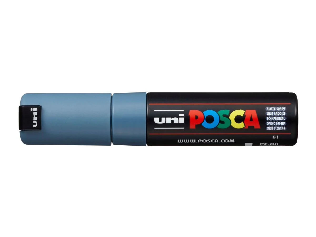 POSCA Pigmentmarker PC-8K, schiefergrau (EAN: 4902778107546)
