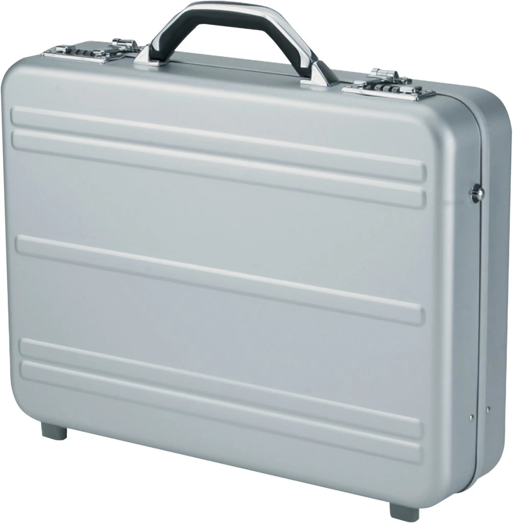 ALUMAXX Laptop-Attaché-Koffer "MERCATO", Aluminium, silber (EAN: 4021068451883)