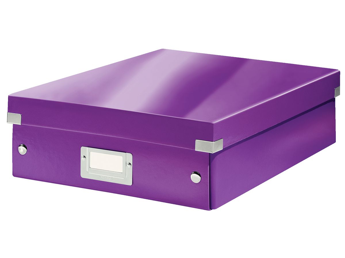 LEITZ Organisationsbox Click & Store WOW, groß, violett (EAN: 4002432105182)