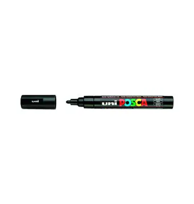 POSCA Pigmentmarker PC-5M, schwarz (EAN: 4902778916117)