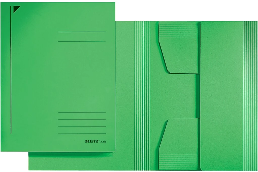 LEITZ Jurismappe, DIN A4, Karton 430 g/qm, grün (EAN: 4002432307234)