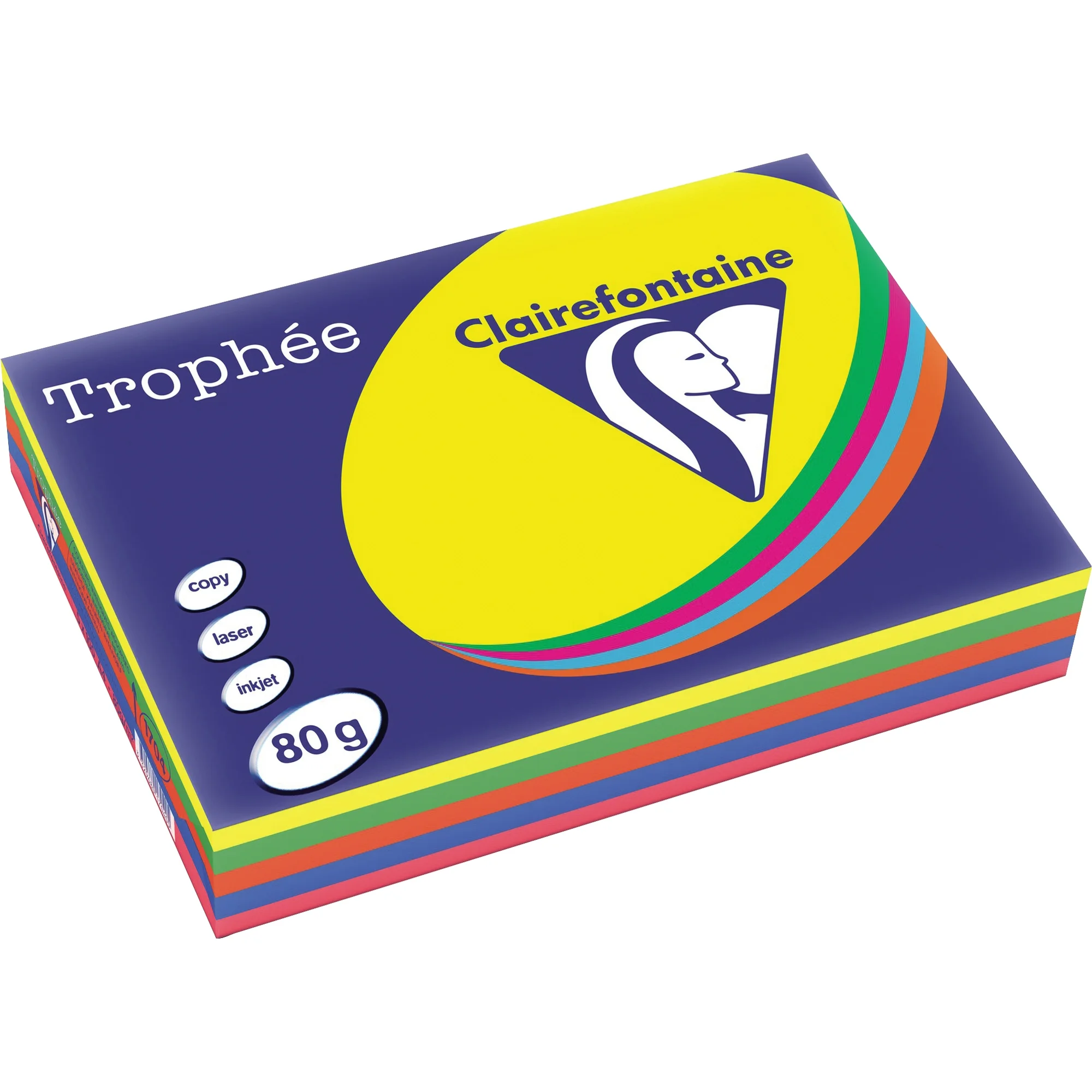 Clairefontaine Multifunktionspapier Trophée, A4, sortiert (EAN: 3329680170405)