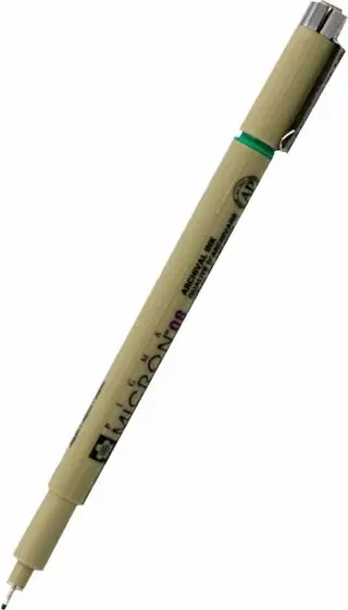 SAKURA Fineliner PIGMA MICRON 08, grün (EAN: 0084511318359)