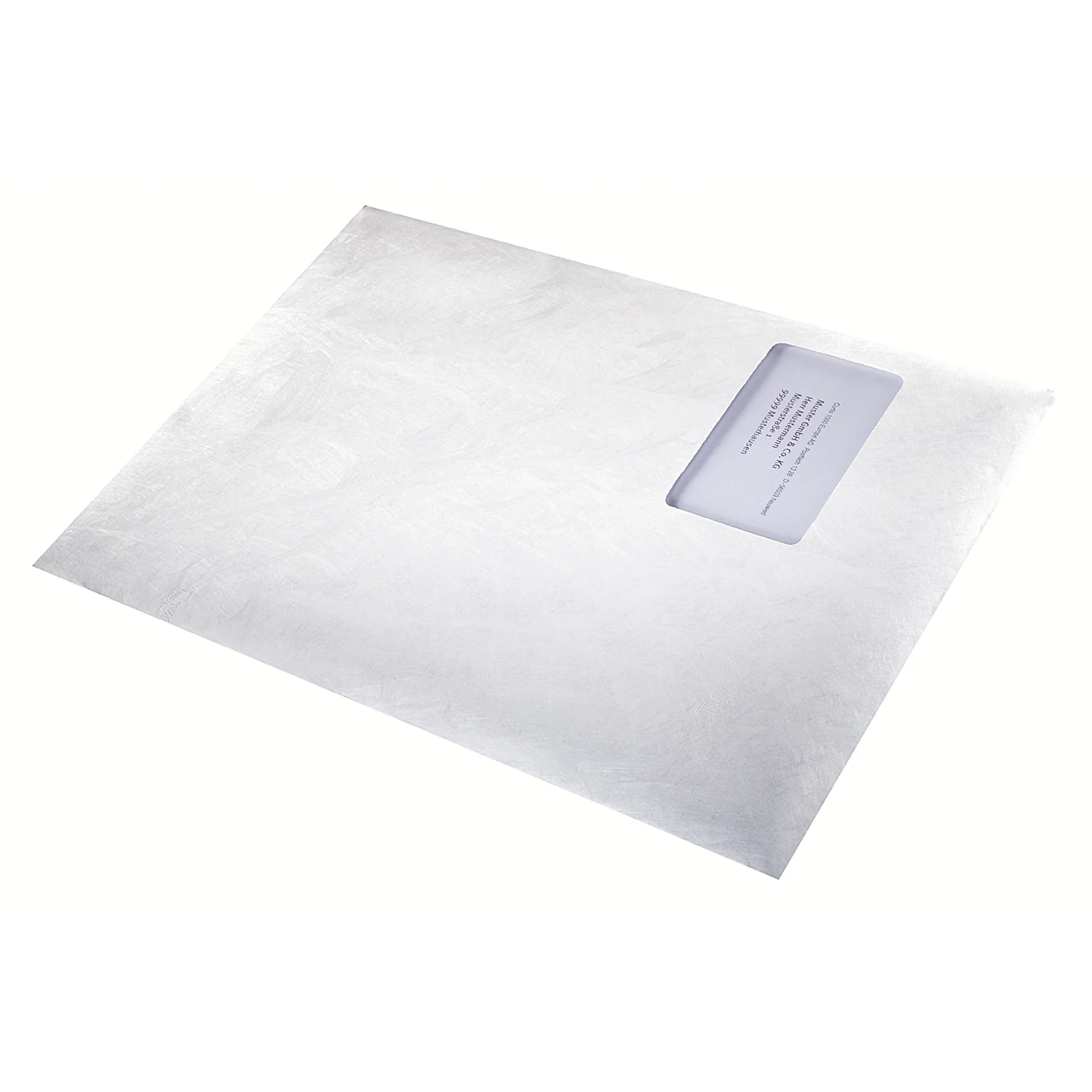 Tyvek Versandtaschen C4, mit Fenster, 55 g/qm, weiß (EAN: 4026283532973)