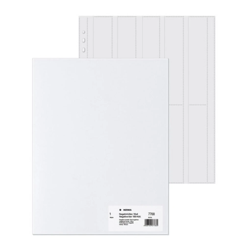 HERMA Negativhüllen für 10 x 4 Negative, klar, Polypropylen (EAN: 4008705077682)