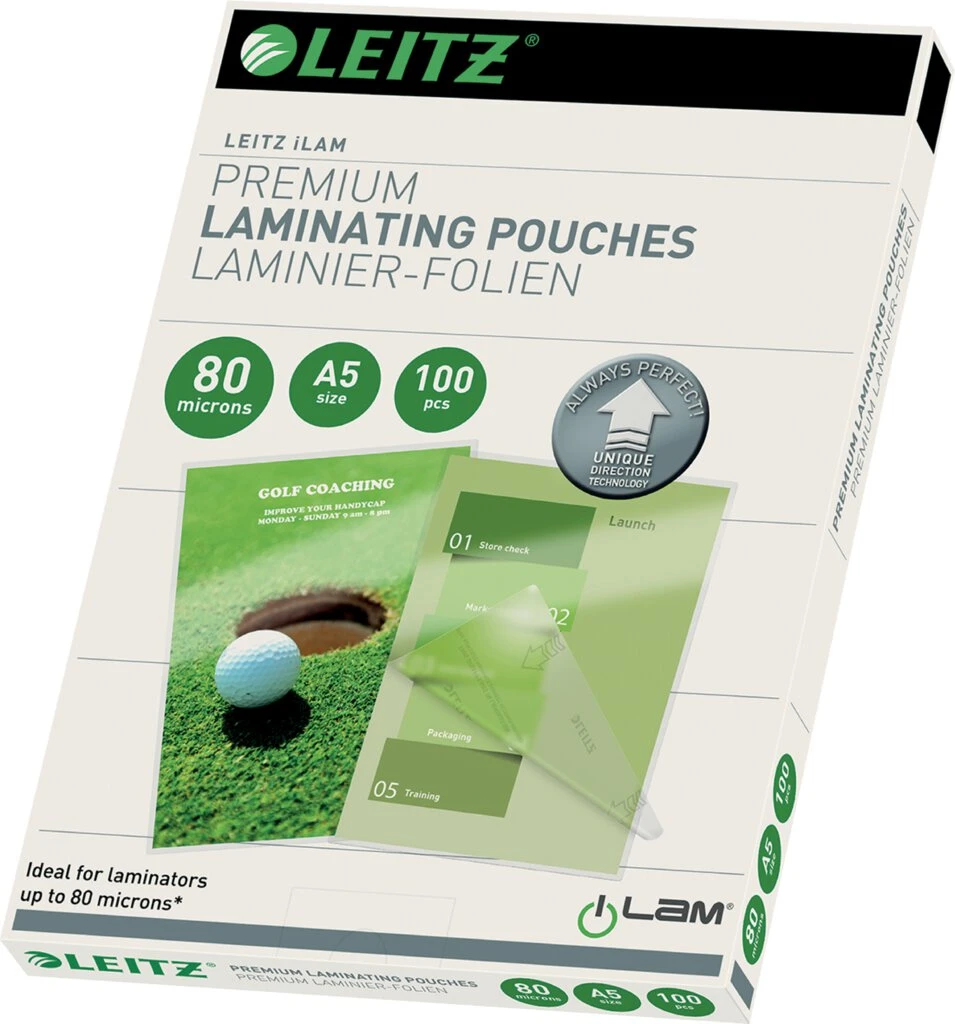 LEITZ Laminierfolientasche iLAM, DIN A5, glänzend, 160 mic (EAN: 4002432397761)