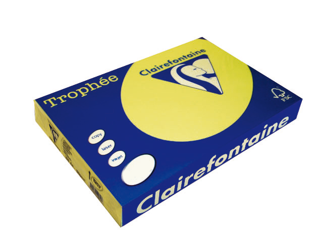 Clairefontaine Multifunktionspapier Trophée, A3, hellgelb (EAN: 3329680189001)