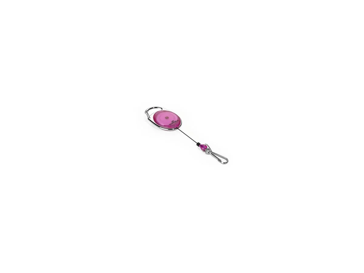 DURABLE Ausweishalter mit Jojo, oval, lila/transparent (EAN: 4005546806570)