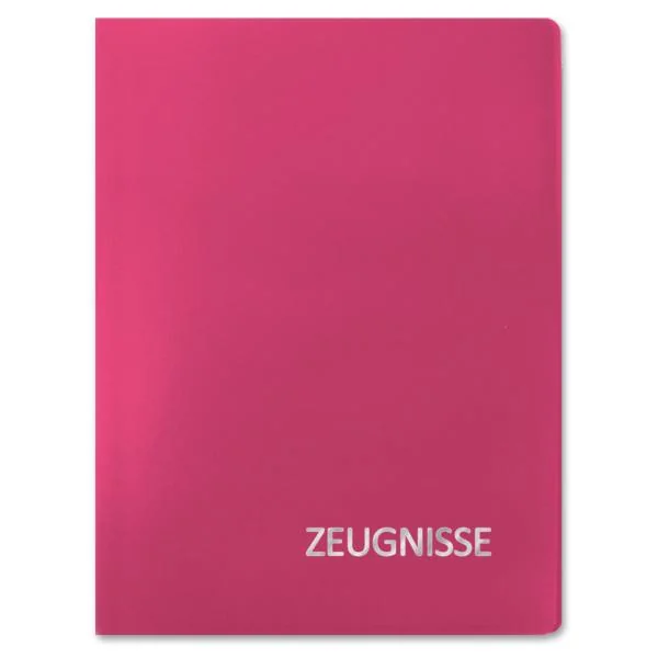 ROTH Zeugnismappe Basic, aus PP, DIN A4, magenta (EAN: 4028279885704)