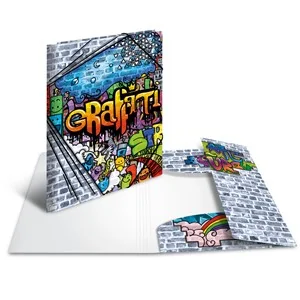 HERMA Eckspannermappe "Graffiti", aus PP, DIN A4 (EAN: 4008705192378)