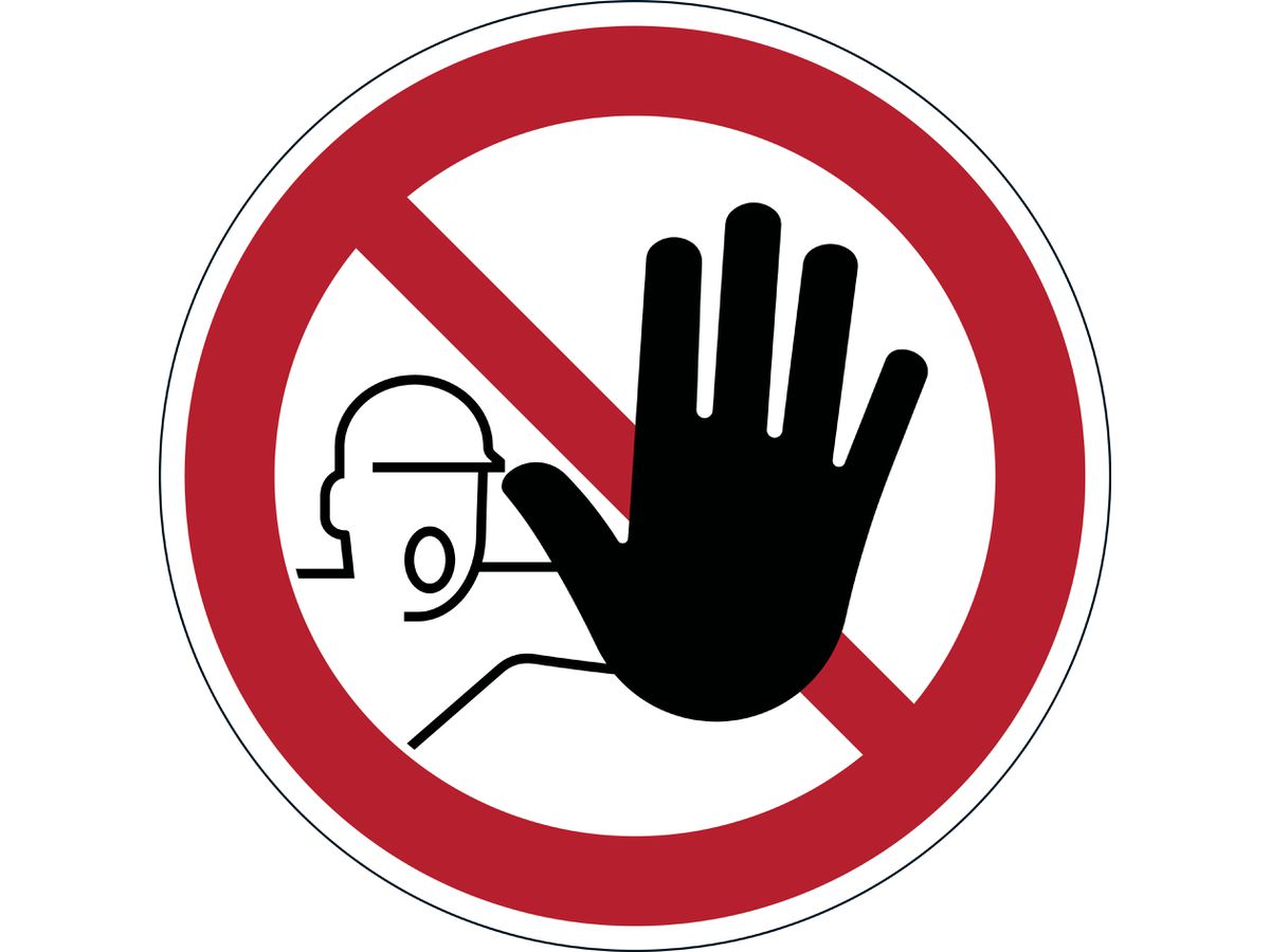 DURABLE Verbotskennzeichen "Zutritt verboten", selbstklebend (EAN: 4005546983417)