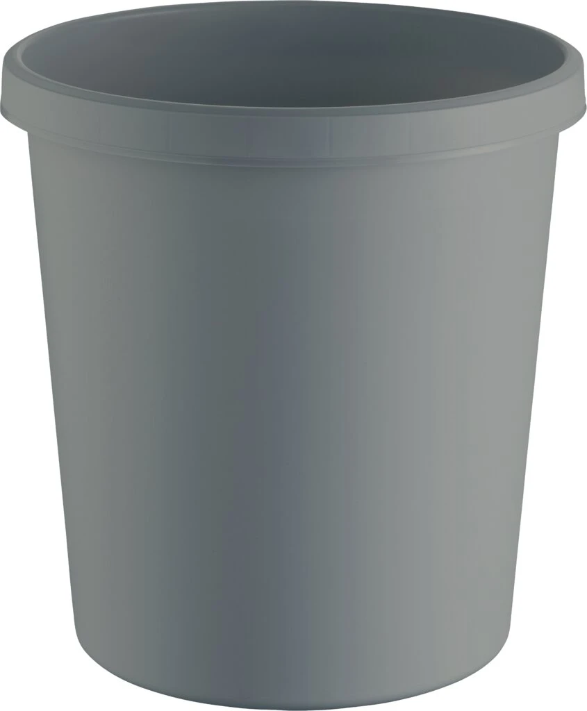 helit Papierkorb "the green german", 18 Liter, lichtgrau (EAN: 4012086022872)