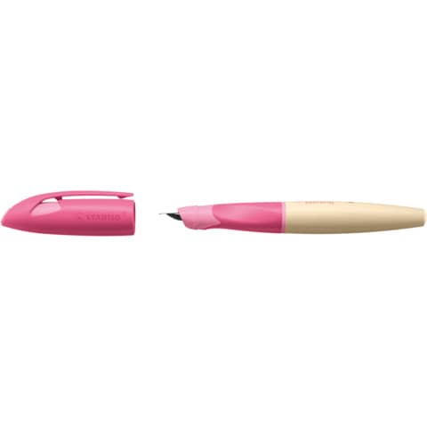 STABILO Füllhalter EASYbirdy Timber R, Rechtshänder, rosa (EAN: 4006381606356)