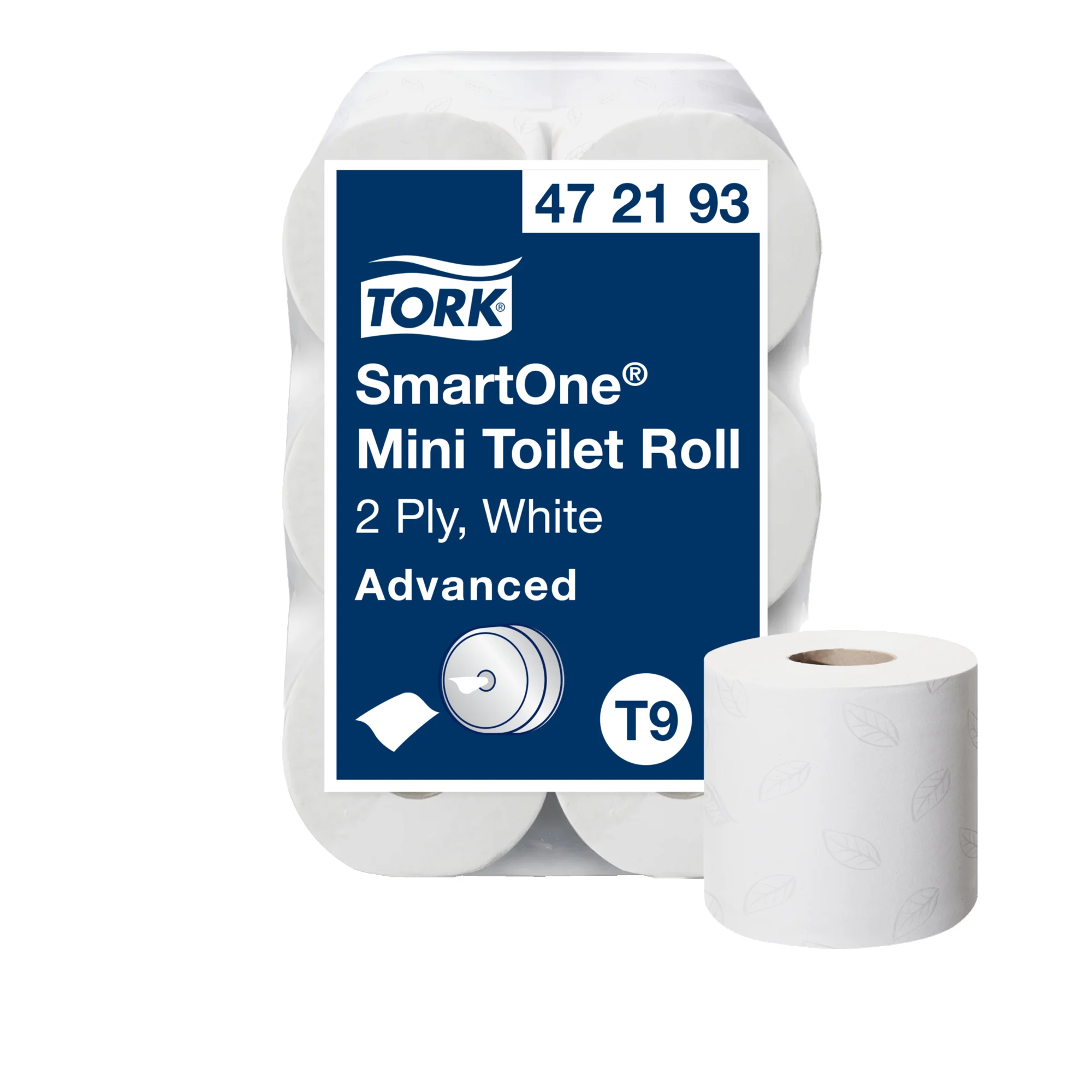 TORK Großrollen-Toilettenpapier SmartOne Mini, weiß, 111,6 m (EAN: 7322540656299)