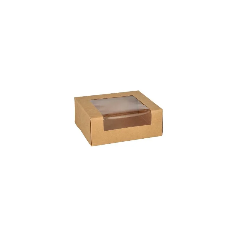 PAPSTAR Sushibox "pure", Maße: 120 x 100 x 45 mm, braun (EAN: 4002911516461)