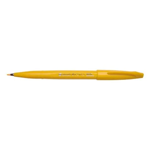 PentelArts Faserschreiber Brush Sign Pen, gelb (EAN: 4902506287113)