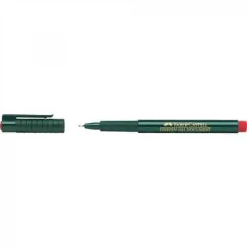 FABER-CASTELL Tintenfeinschreiber FINEPEN 1511, rot (EAN: 4005401511212)