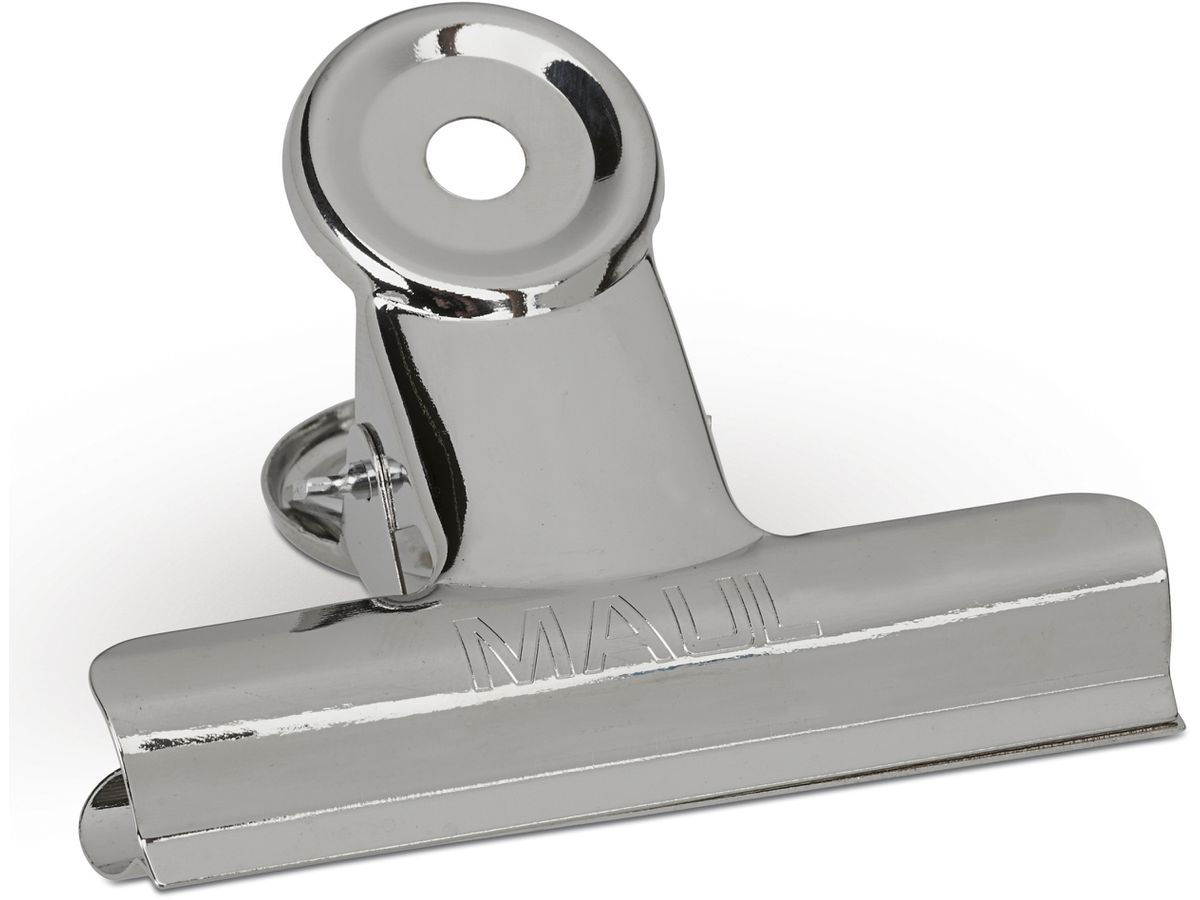 MAUL Briefklemmer aus Metall, Farbe: nickel, Breite: 70 mm (EAN: 4002390009751)