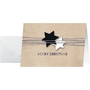 sigel Weihnachtskarte "Christmas Wrapping", A6, 250 g/qm (EAN: 4004360802409)