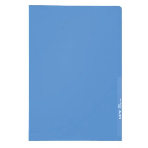 LEITZ Sichthülle Standard, A4, PP, genarbt, blau, 0,13 mm (EAN: 4002432318070)