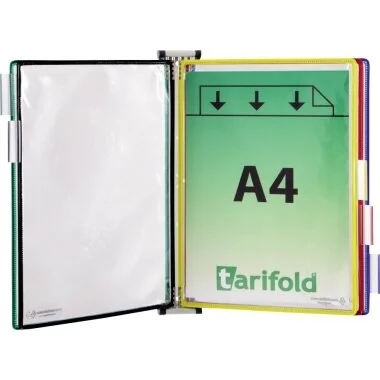 djois by tarifold Wandsichttafelsystem Metall, DIN A4, lichtgrau (EAN: 3377994141598)