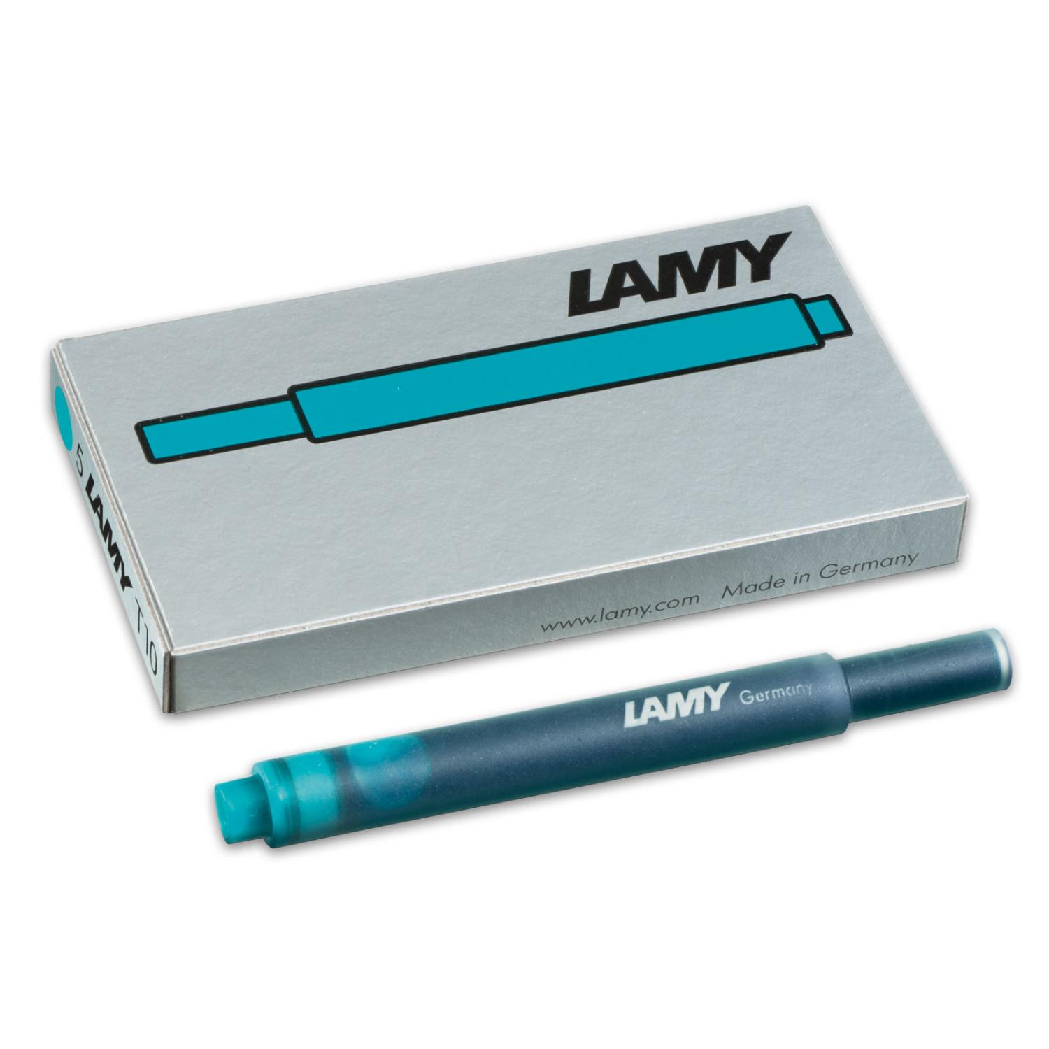LAMY Großraum-Tintenpatronen T10, türkis (EAN: 4014519027416)