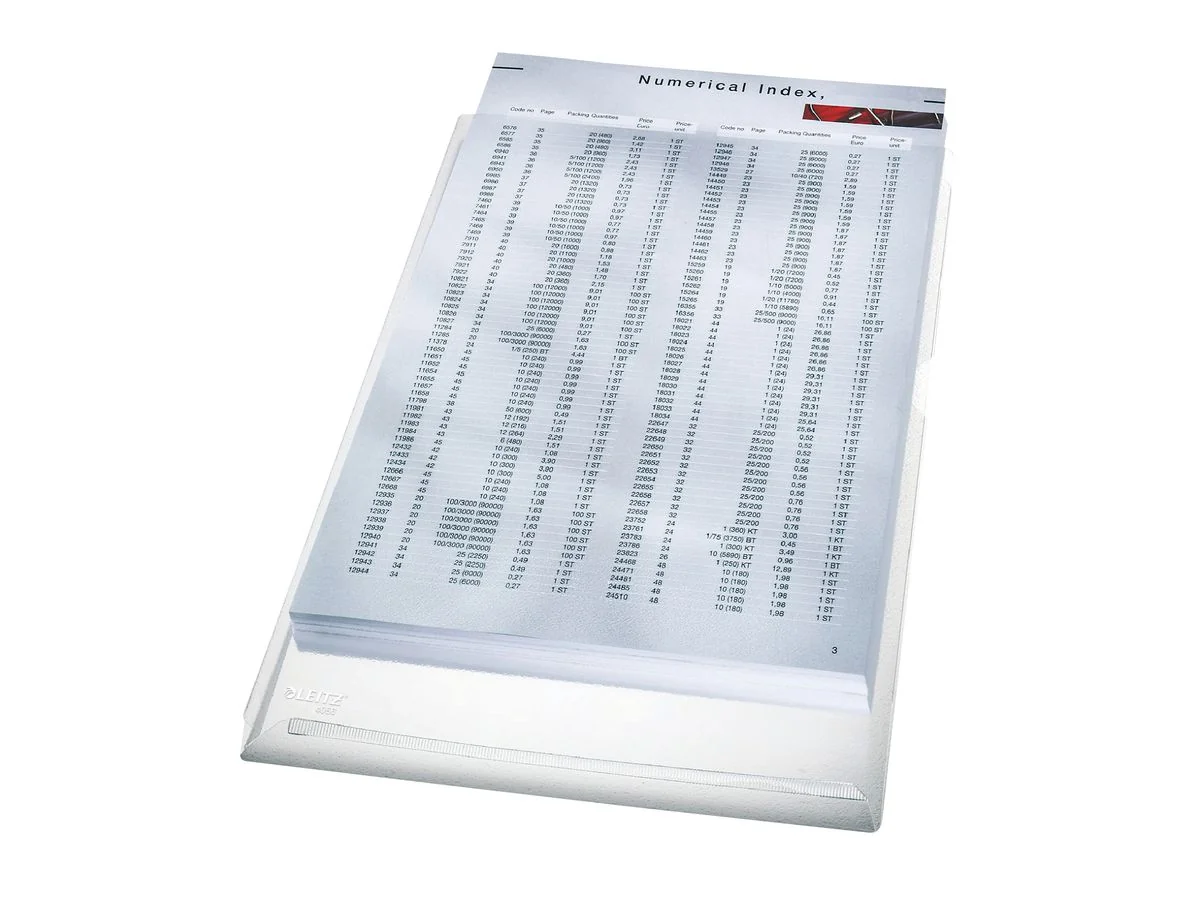 LEITZ Sichthülle Maxi, A4, PVC, glasklar, 0,17 mm (EAN: 4002432363230)