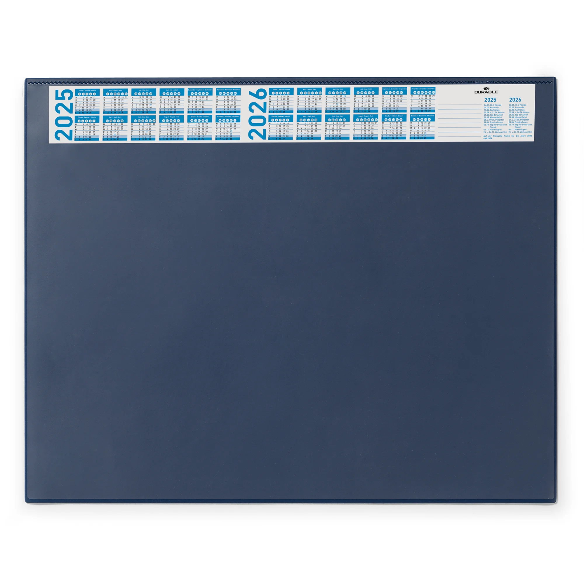DURABLE Schreibunterlage mit Jahreskalender, dunkelblau (EAN: 4005546711454)