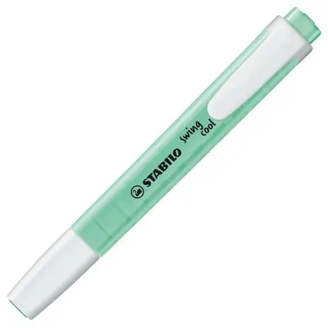 STABILO Textmarker swing cool Pastel Edition, pastellgrün (EAN: 4006381518529)