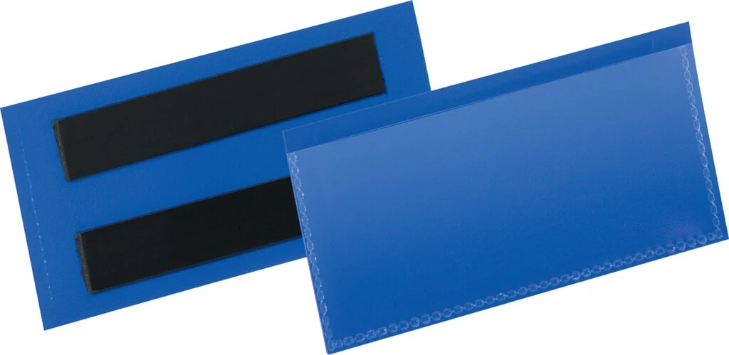 DURABLE Kennzeichnungstasche, magnetisch, 100 x 38 mm, blau (EAN: 4005546109008)