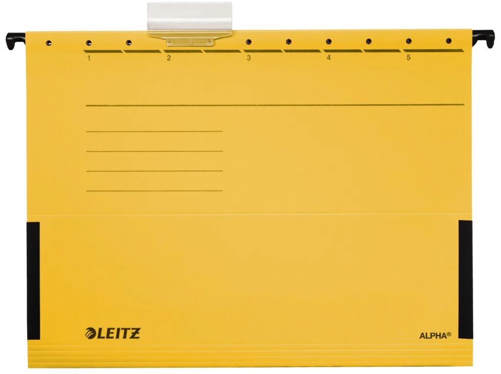 LEITZ ALPHA Hängetasche, A4, mit Fröschen, gelb (EAN: 4002432332113)