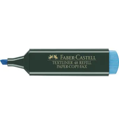 FABER-CASTELL Textmarker TEXTLINER 48 REFILL, blau (EAN: 4005401548515)