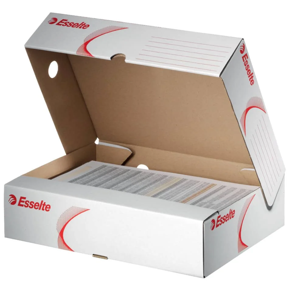 Esselte Archiv-Schachtel, DIN A4, weiß, (B)80 mm (EAN: 4049793016214)