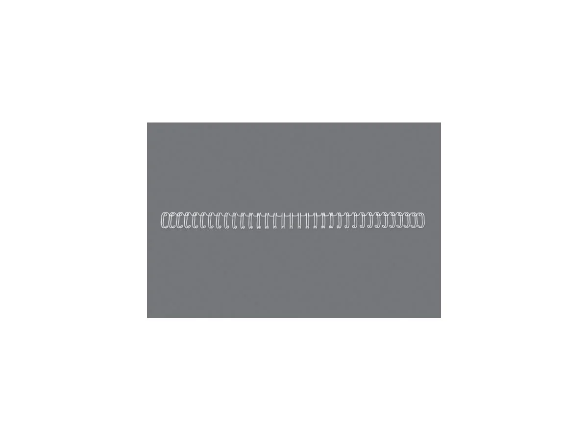 GBC Drahtbinderücken WireBind, A4, 34 Ringe, 11 mm, weiß (EAN: 5019577190330)