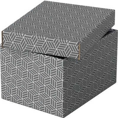 Esselte Aufbewahrungs- & Geschenkbox Home S, 3er Set, grau (EAN: 4049793072265)