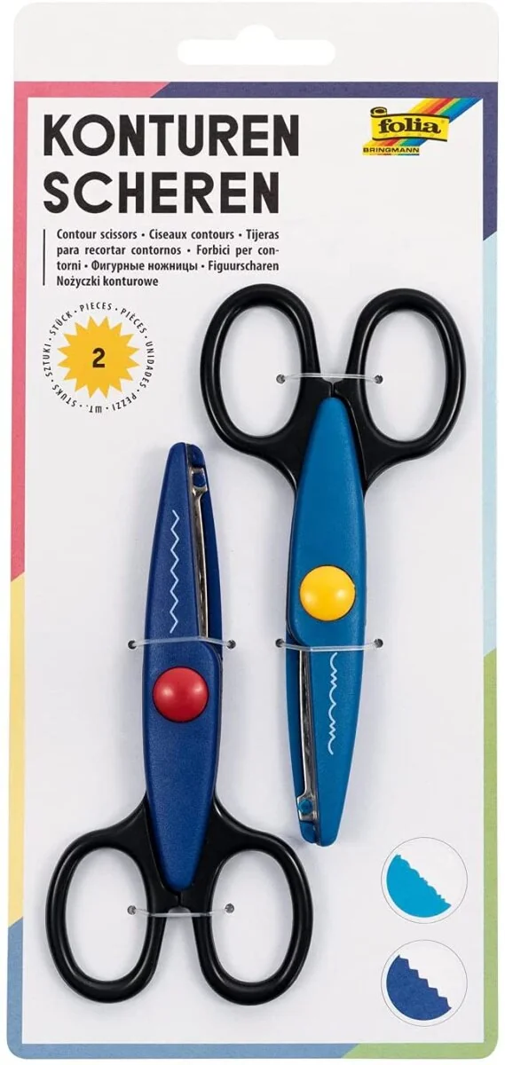 folia Konturenscheren-Set, Länge: ca. 145 mm (EAN: 4001868079920)
