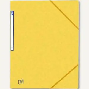 Oxford Eckspannermappe Top File+, DIN A4, gelb (EAN: 3148240145161)